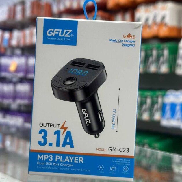 GFUZ GM-C23 – MP3 Car Charger 🚗🎶