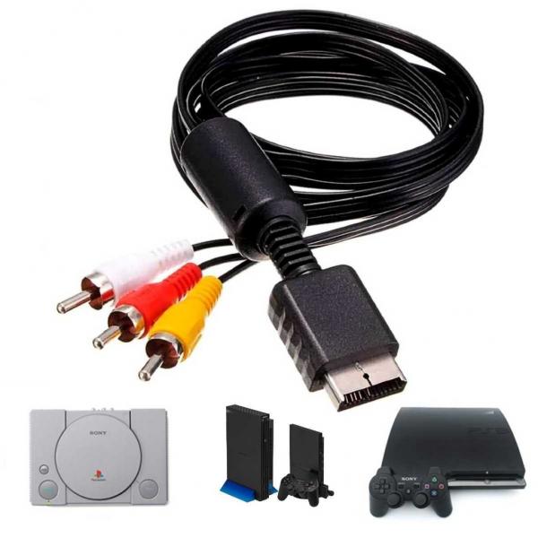 🎮 كابل AV أصلي لأجهزة PlayStation 2 🎮